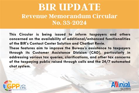 BIR Customer Assistance Division single Hotline No. (02.